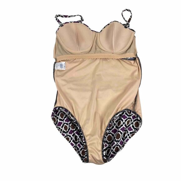 Lands' End one-piece Tank Style Swimsuit size 10 - Picture 3 of 9